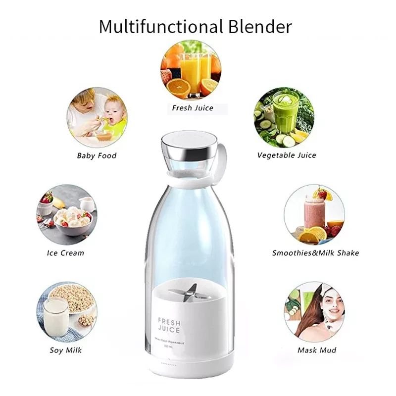 Portable Blender Juicer Bottle