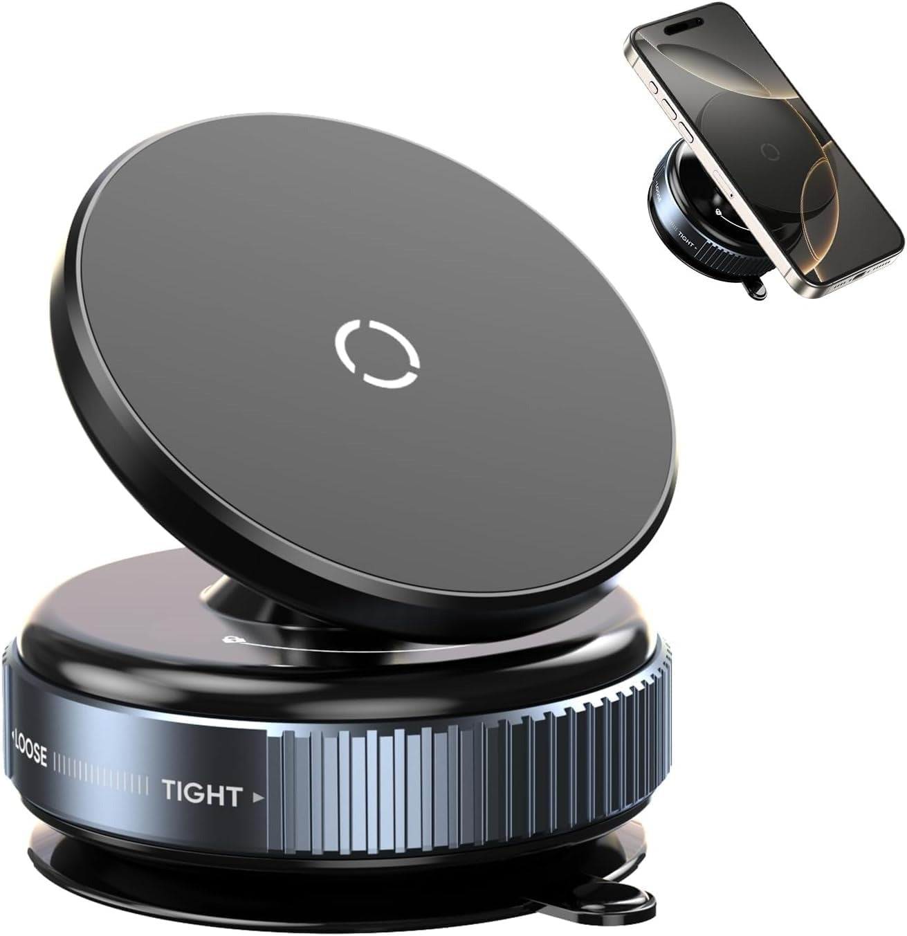 Magnetic Vacuum Car Phone Holder