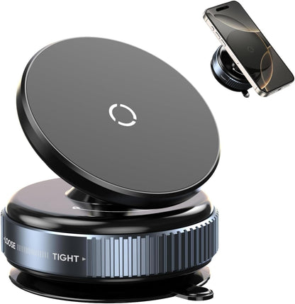 Magnetic Vacuum Car Phone Holder